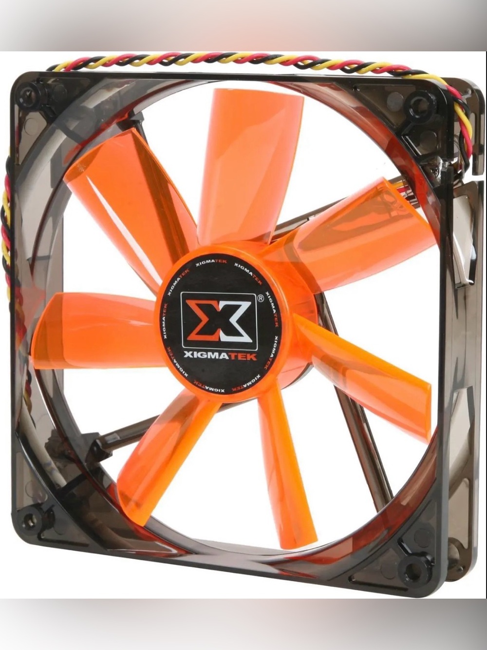 Orange PC Cooling Fan - 140mm LED High Performance Case Fan